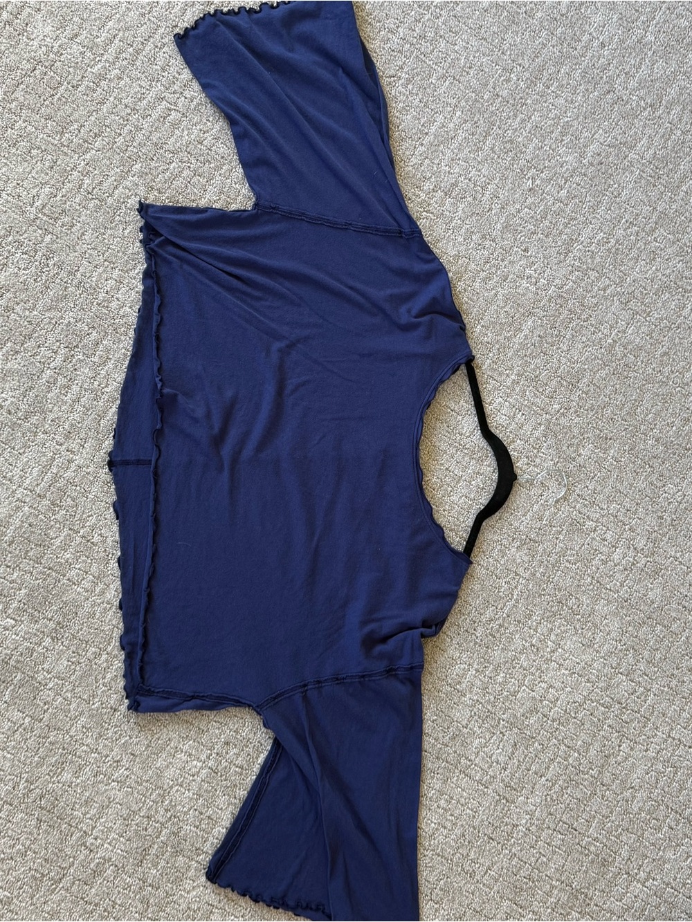 Free people Navy Blue flowy Top